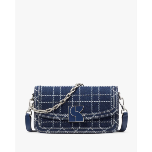 Kate spade Dakota Denim Check Small Crossbody