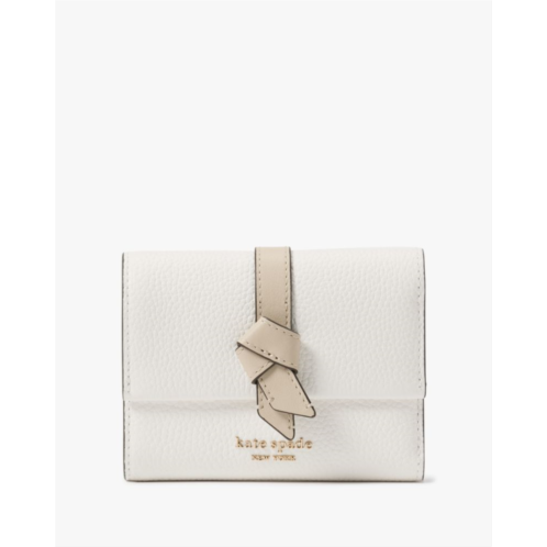 Kate spade Knott Colorblocked Small Compact Wallet