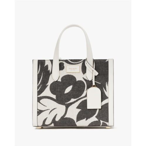 Kate spade Manhattan Tropical Foliage Canvas Jacquard Small Tote