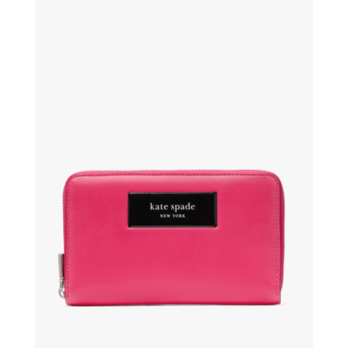 Kate spade Label Medium Zip Around Wallet