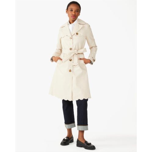 Kate spade Scalloped Trench Coat