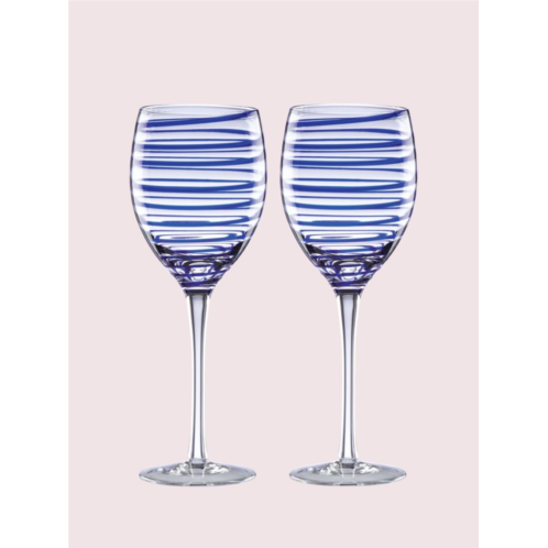 Kate spade Charlotte Street Wine Glass Pair