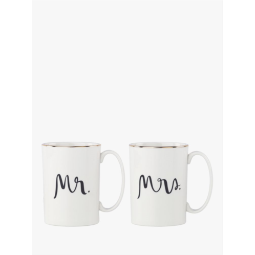 Kate spade Mr. And Mrs. 2 Piece Mug Set