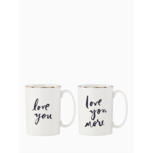 Kate spade Daisy Place Love You More Mug Set