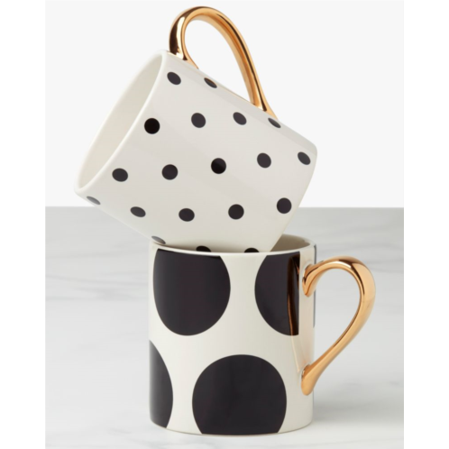 Kate spade On The Dot 2 Piece Assorted Mug Set