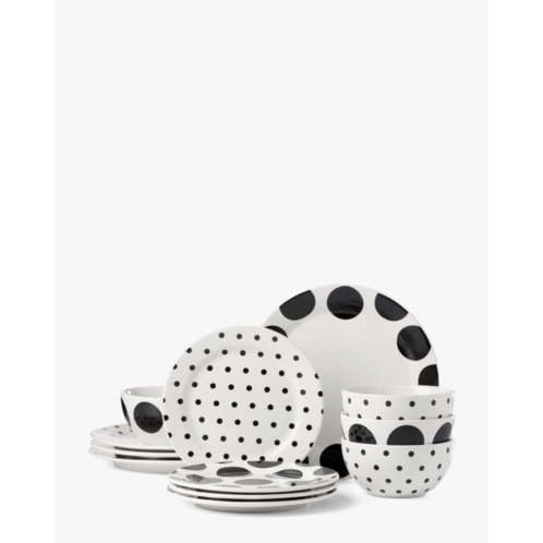 Kate spade On The Dot 12 Piece Assorted Dinnerware Set