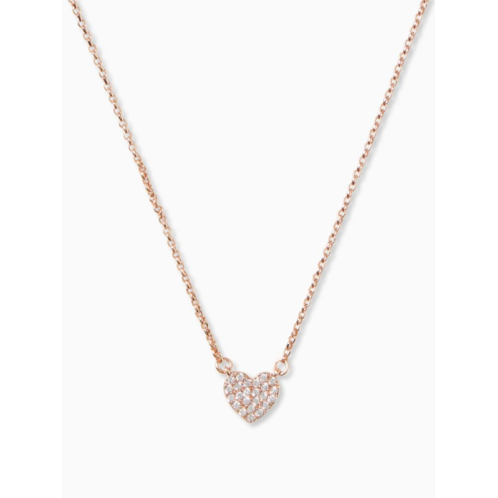 Kate spade Yours Truly Pave Heart Mini Pendant Necklace