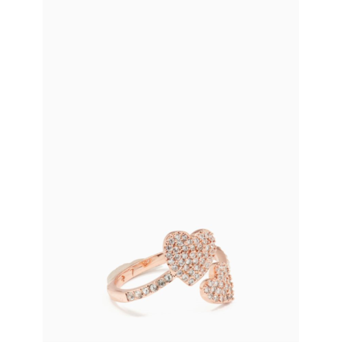 Kate spade Yours Truly Pave Heart Ring