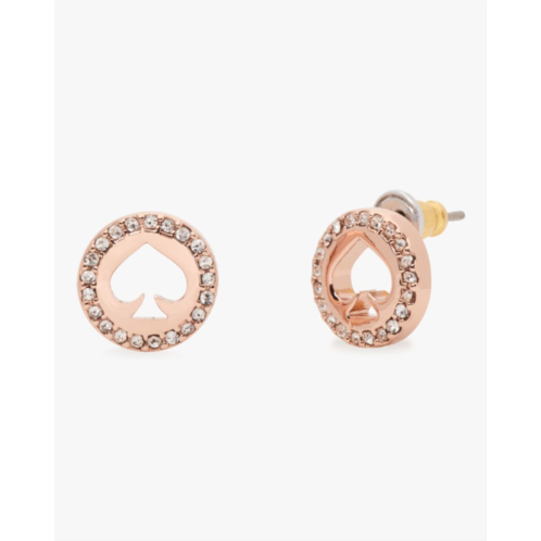 Kate spade Spot The Spade Pave Halo Spade Studs