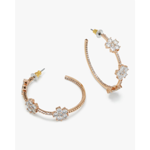 Kate spade Gleaming Gardenia Flower Hoops