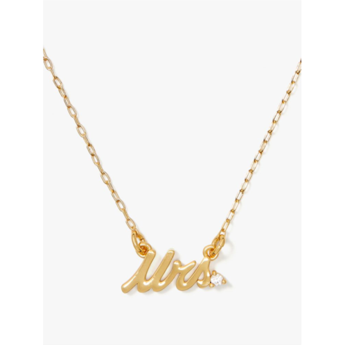 Kate spade Say Yes Mrs Necklace