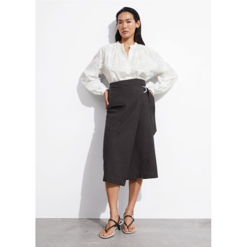 & OTHER STORIES Voluminous Stand-Up Collar Blouse