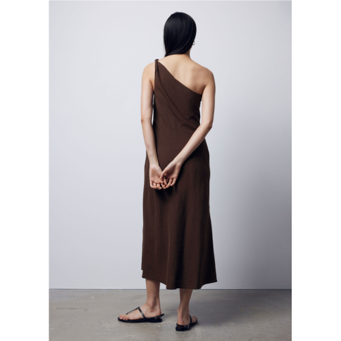& OTHER STORIES One-Shoulder Midi Dress