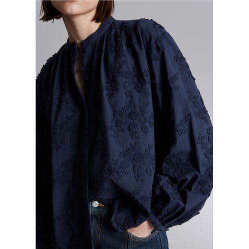 & OTHER STORIES Voluminous Stand-Up Collar Blouse