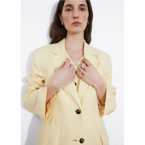 & OTHER STORIES Fitted Linen Blazer