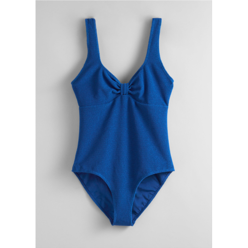 & OTHER STORIES Textured Swimsuit