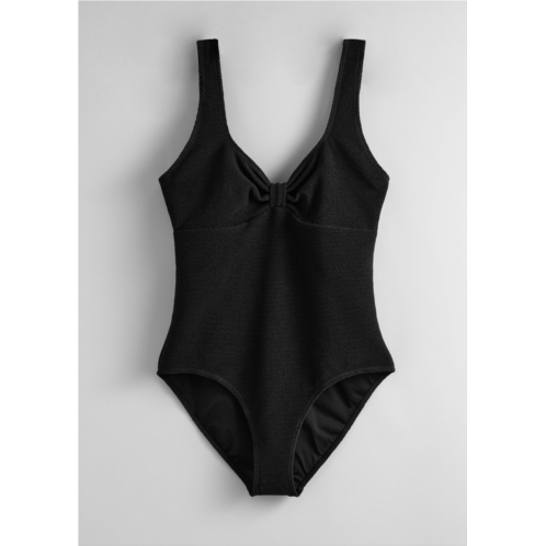 & OTHER STORIES Textured Swimsuit
