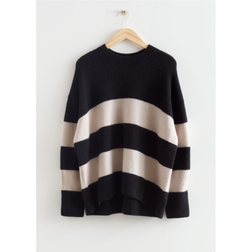 & OTHER STORIES Relaxed Striped Knit Sweater
