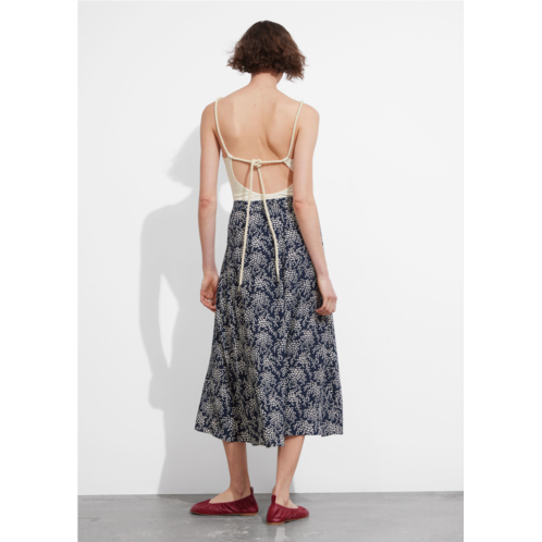 & OTHER STORIES Buttoned A-Line Midi Skirt