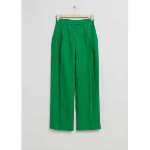 & OTHER STORIES Tailored Relaxed Pleat Trousers