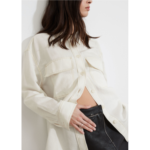 & OTHER STORIES Oversized Utility Shirt