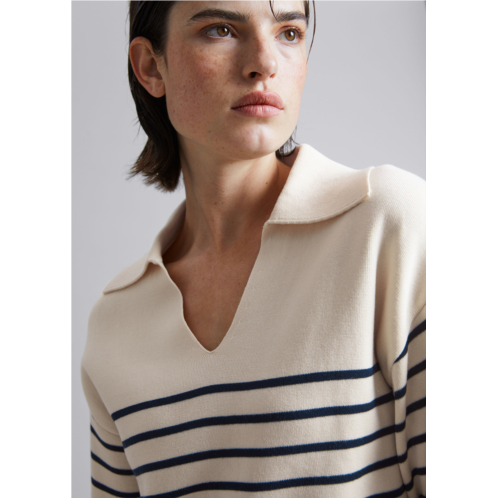 & OTHER STORIES Relaxed Collared Sweater