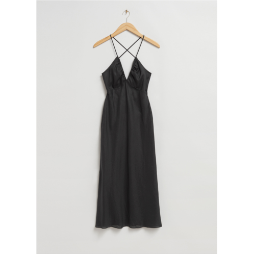 & OTHER STORIES Strappy Midi Dress