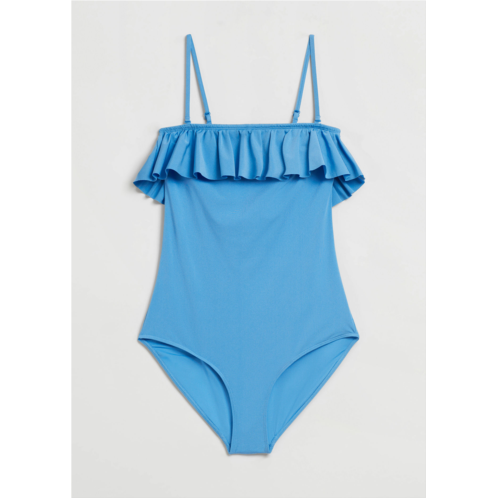 & OTHER STORIES Frill Bandeau Swimsuit