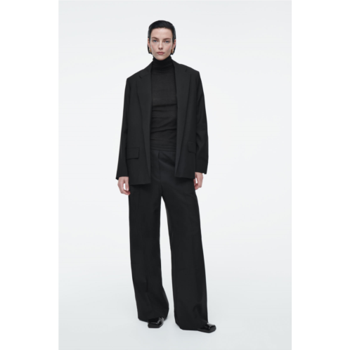 Cos STRAIGHT-LEG ELASTICATED WOOL PANTS