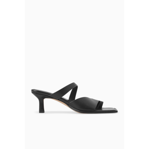 Cos TOE-THONG HEELED SANDALS