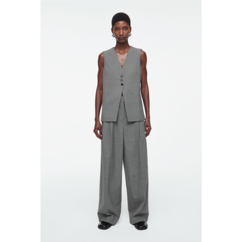 Cos WIDE-LEG TAILORED TWILL PANTS