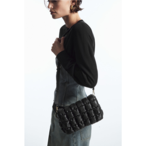Cos QUILTED CROSSBODY - LEATHER