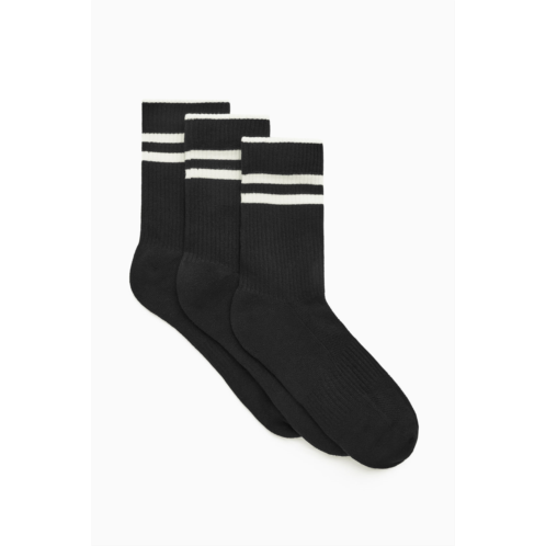Cos 3-PACK RIBBED SPORTS SOCKS