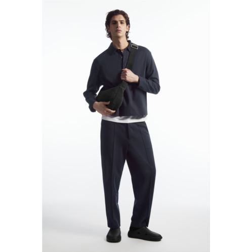 Cos PINTUCKED PULL-ON JERSEY PANTS