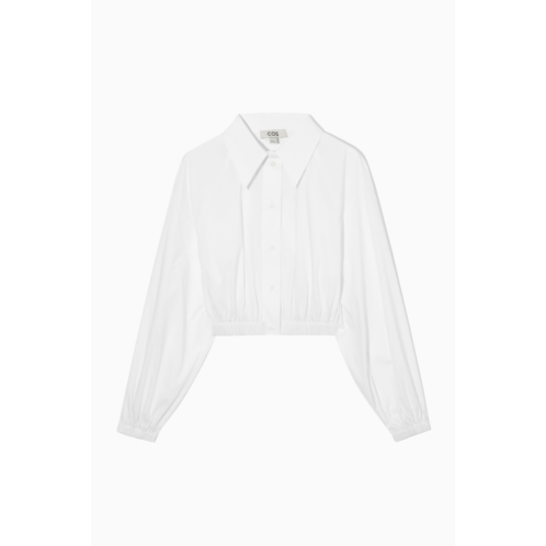 Cos CROPPED ELASTICATED SHIRT