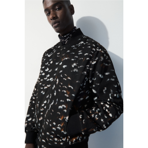 Cos THE FEATHER-PRINT BOMBER JACKET