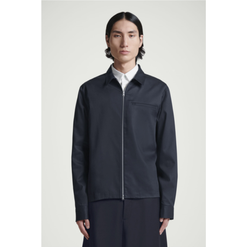 Cos ZIP-UP TWILL OVERSHIRT