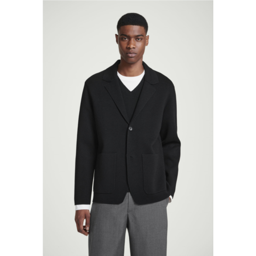 Cos KNITTED MERINO WOOL BLAZER - REGULAR