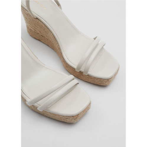 & OTHER STORIES Leather Espadrille Sandals