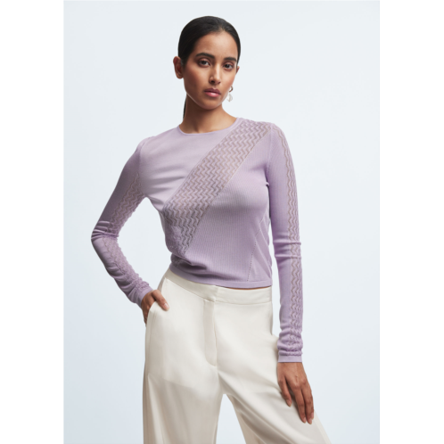 & OTHER STORIES Contrast-Panel Knit Top