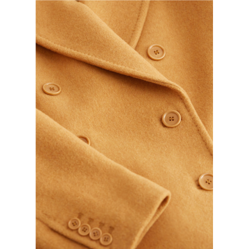 & OTHER STORIES Boxy Double-Breasted Wool Coat