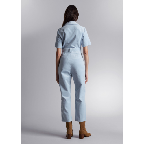 & OTHER STORIES Belted Corduroy Jumpsuit