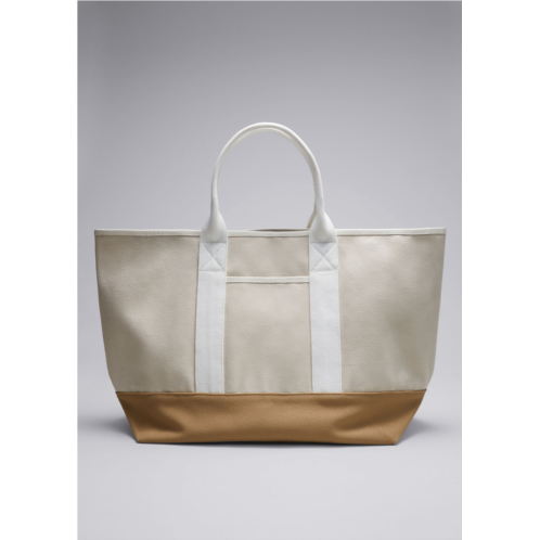 & OTHER STORIES Large Canvas Tote