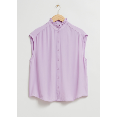 & OTHER STORIES Frilled Collar Blouse