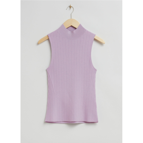 & OTHER STORIES Sleeveless Mock Neck Top