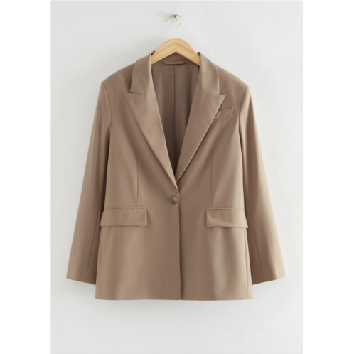 & OTHER STORIES Single-Breasted Tailored Blazer
