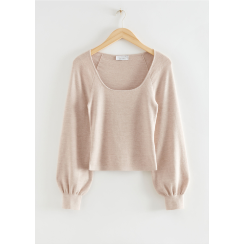 & OTHER STORIES Slim-Fit Soft Knit Top