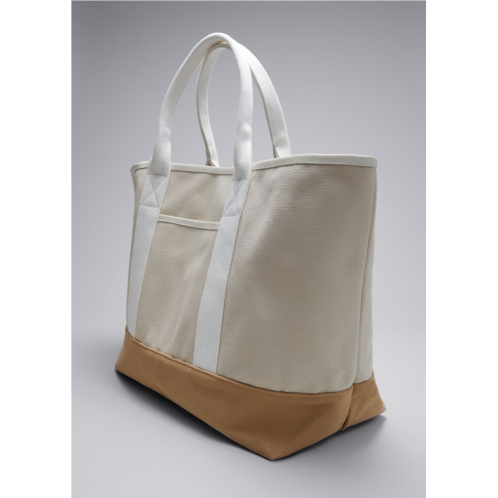 & OTHER STORIES Large Canvas Tote