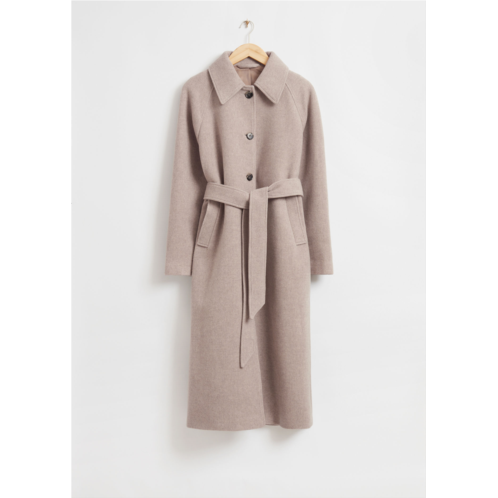 & OTHER STORIES Relaxed Wool Blend Coat