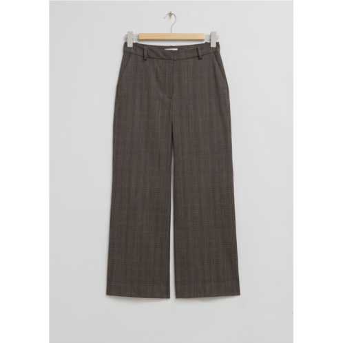 & OTHER STORIES Straight Wool Blend Trousers